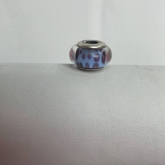 Pandora Blue/Purple Leopard Murano Glass Charm - Picture 5 of 5